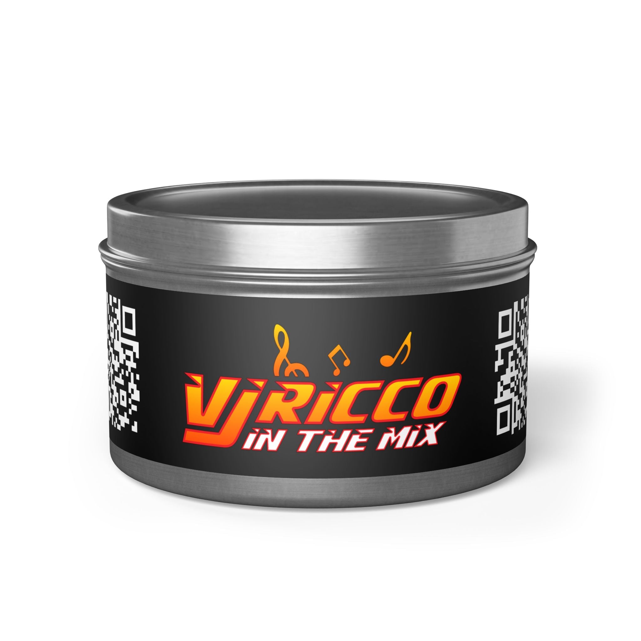 "VJ Ricco" -Themed Tin Candle - Perfect for Relaxation and Gifting